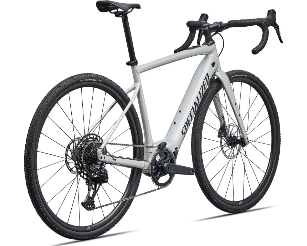 Specialized Gravel Bikes|E-Bikes|Turbo Creo 2 Comp E5 Alloy E-Bike (Gloss Dolomite/Navy Metallic) (54cm) (SRAM Apex Eagle)
