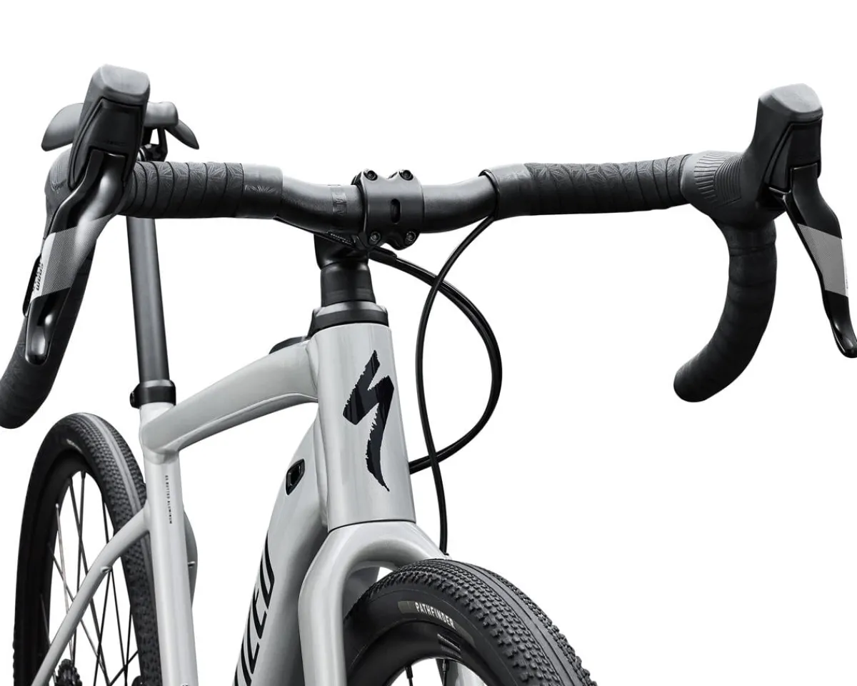 Specialized Gravel Bikes|E-Bikes|Turbo Creo 2 Comp E5 Alloy E-Bike (Gloss Dolomite/Navy Metallic) (54cm) (SRAM Apex Eagle)
