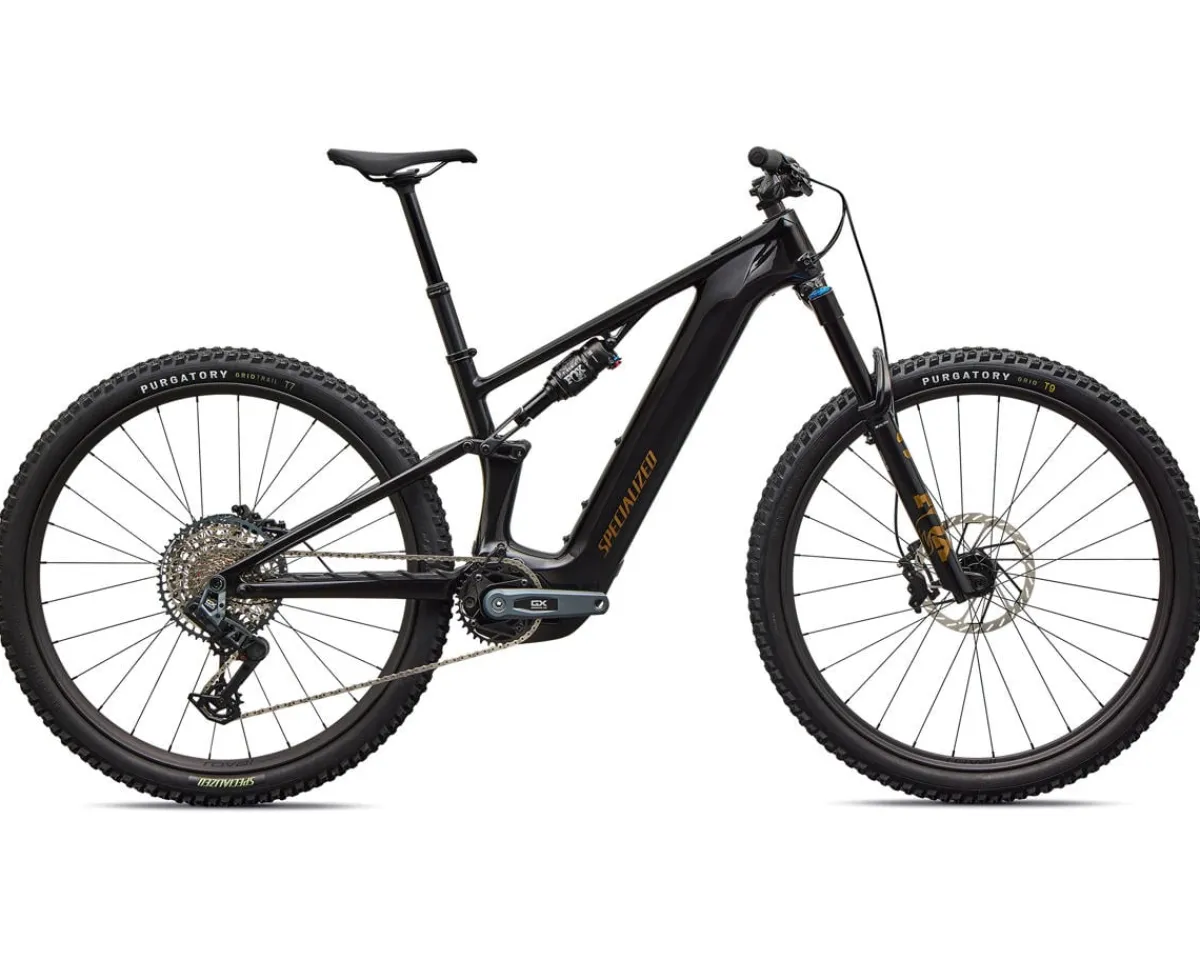 Specialized Mountain Bikes|E-Bikes|Turbo Levo R Expert (Gloss Carbon/Burnt Gold Metallic) (S1)