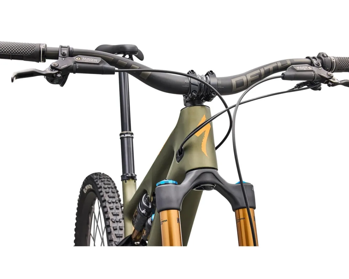 Specialized Mountain Bikes|E-Bikes|Turbo Levo SL 2 Pro Carbon E-Bike (Laurel Green/Orange Zest) (S5)