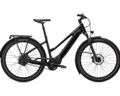 Specialized Road Bikes|E-Bikes|Turbo Vado 5.0 IGH Step-Through E-Bike (Black/Silver Reflective) (S) (2023) (Enviolo Internal Gear Hub) (Shipping Available)