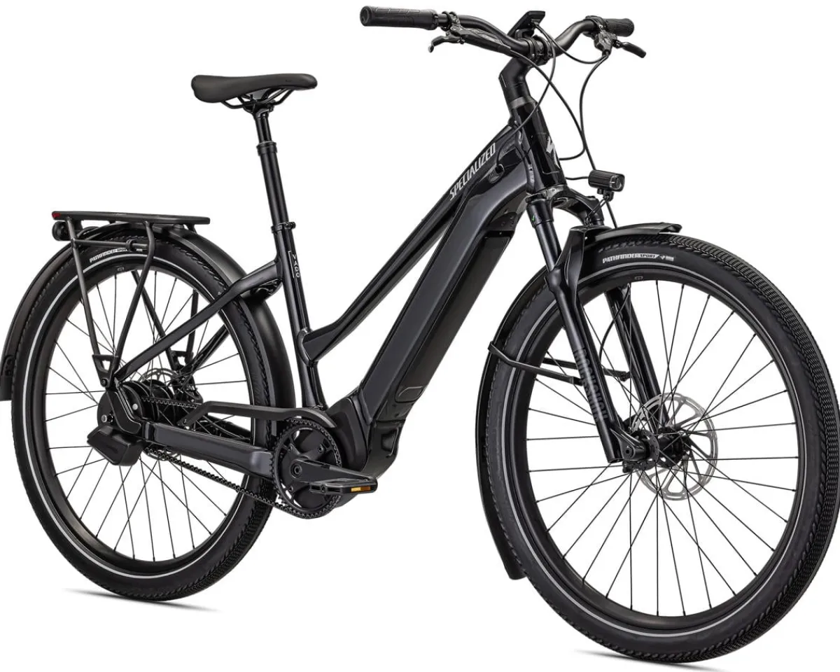 Specialized Road Bikes|E-Bikes|Turbo Vado 5.0 IGH Step-Through E-Bike (Black/Silver Reflective) (S) (2023) (Enviolo Internal Gear Hub) (Shipping Available)