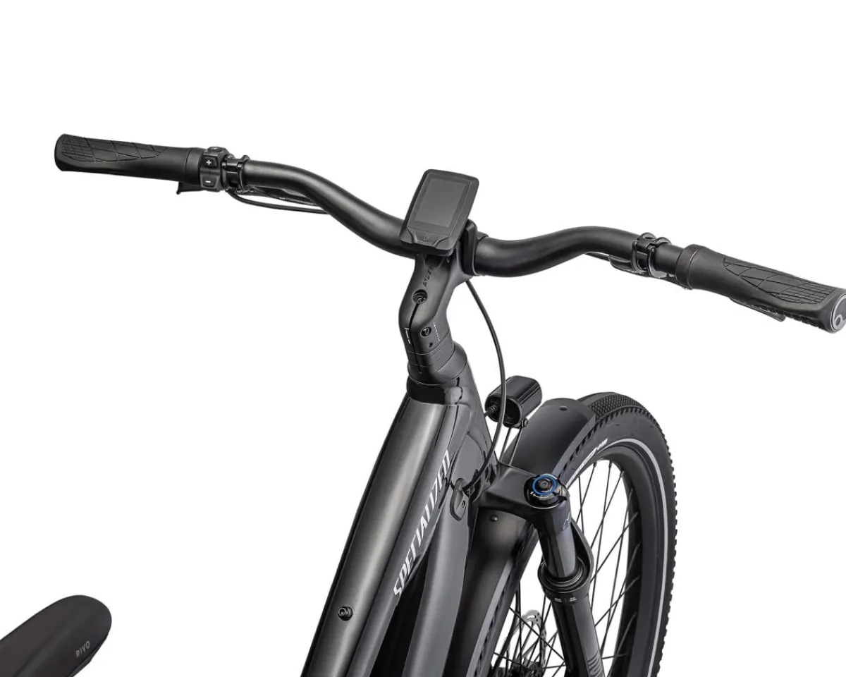 Specialized Road Bikes|E-Bikes|Turbo Vado 5.0 IGH Step-Through E-Bike (Black/Silver Reflective) (S) (2023) (Enviolo Internal Gear Hub) (Shipping Available)