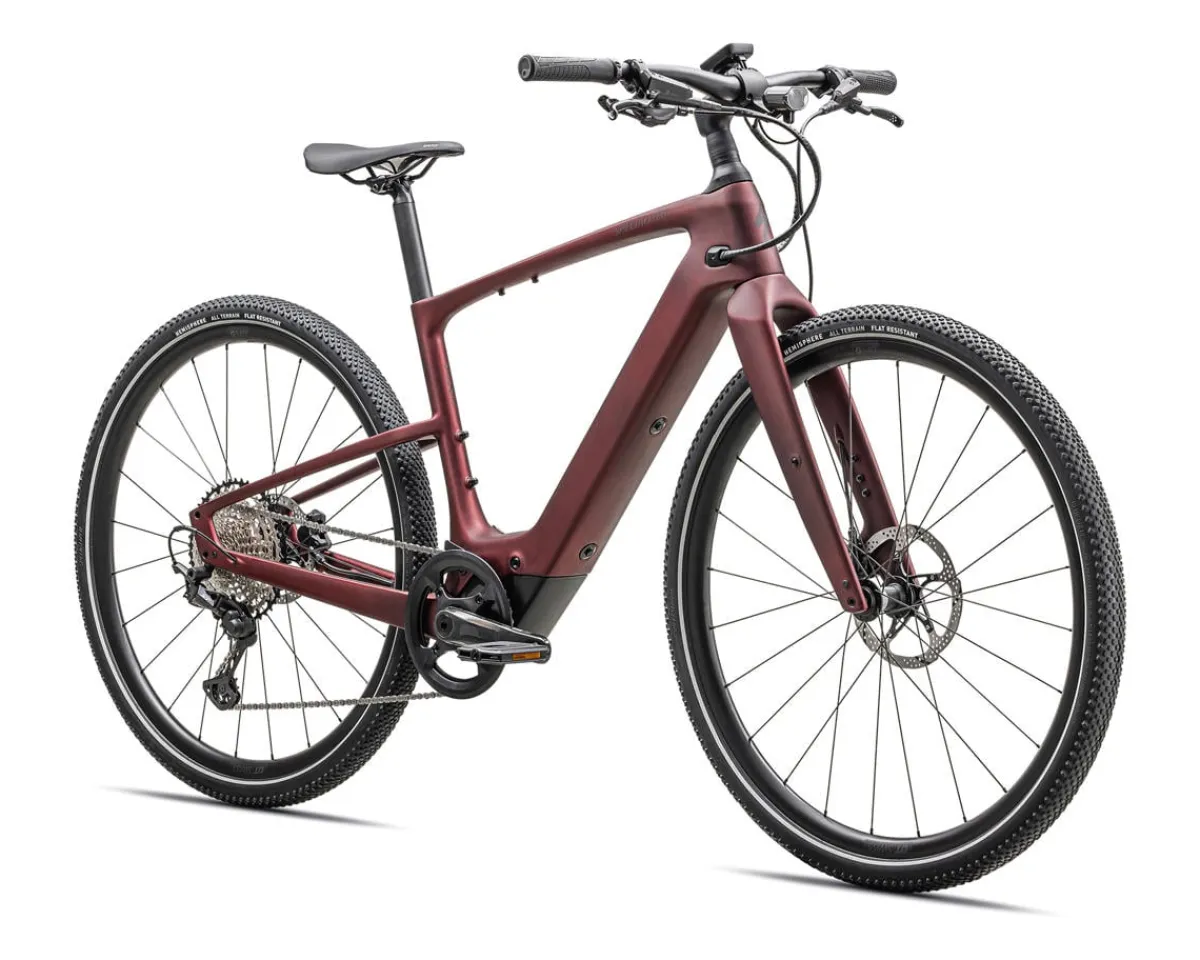 Specialized E-Bikes|Lifestyle Bikes|Turbo Vado SL 2 6.0 Carbon E-Bike (Satin Red Sky/Red Onyx Frost) (S)