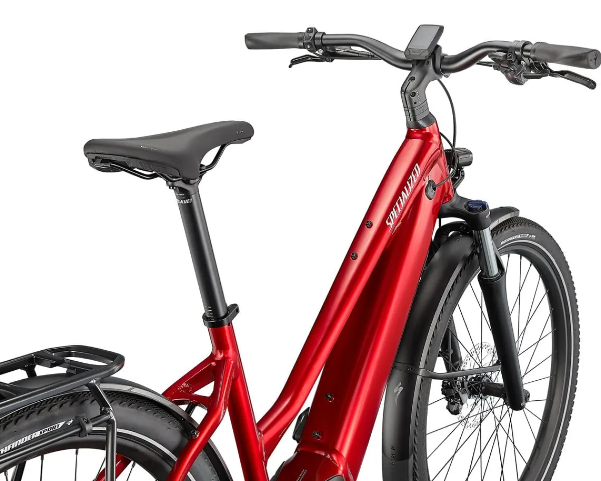 Specialized E-Bikes|Lifestyle Bikes|2022 Turbo Vado 3.0 Step-Through (Red Tint/Silver Reflective) (XL)