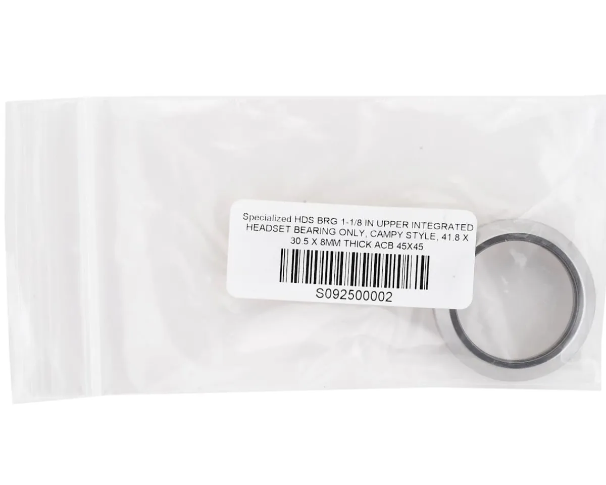 Specialized Bearings|Headsets & Spacers|1-1/8" Upper Integrated Headset Bearing (Campy Style) (41.8 x 30.5 x 8mm) (Aethos/Crux)