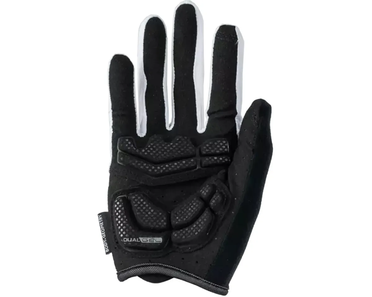 Specialized Clothing Accessories|Women's Body Geometry Dual-Gel Long Finger Gloves (White) (S)