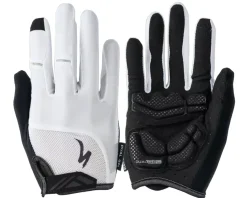 Specialized Clothing Accessories|Women's Body Geometry Dual-Gel Long Finger Gloves (White) (S)