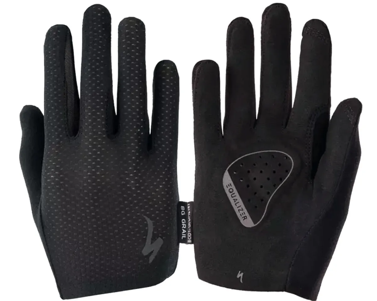 Specialized Clothing Accessories|Women'S|Women's Body Geometry Grail Long Finger Gloves (Black) (S)