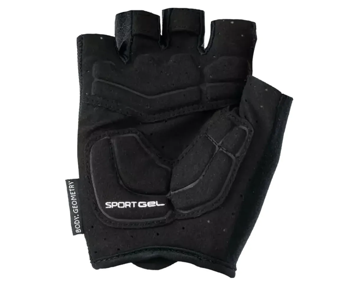 Specialized Clothing Accessories|Women'S|Women's Body Geometry Sport Gel Short Finger Gloves (Black) (S)