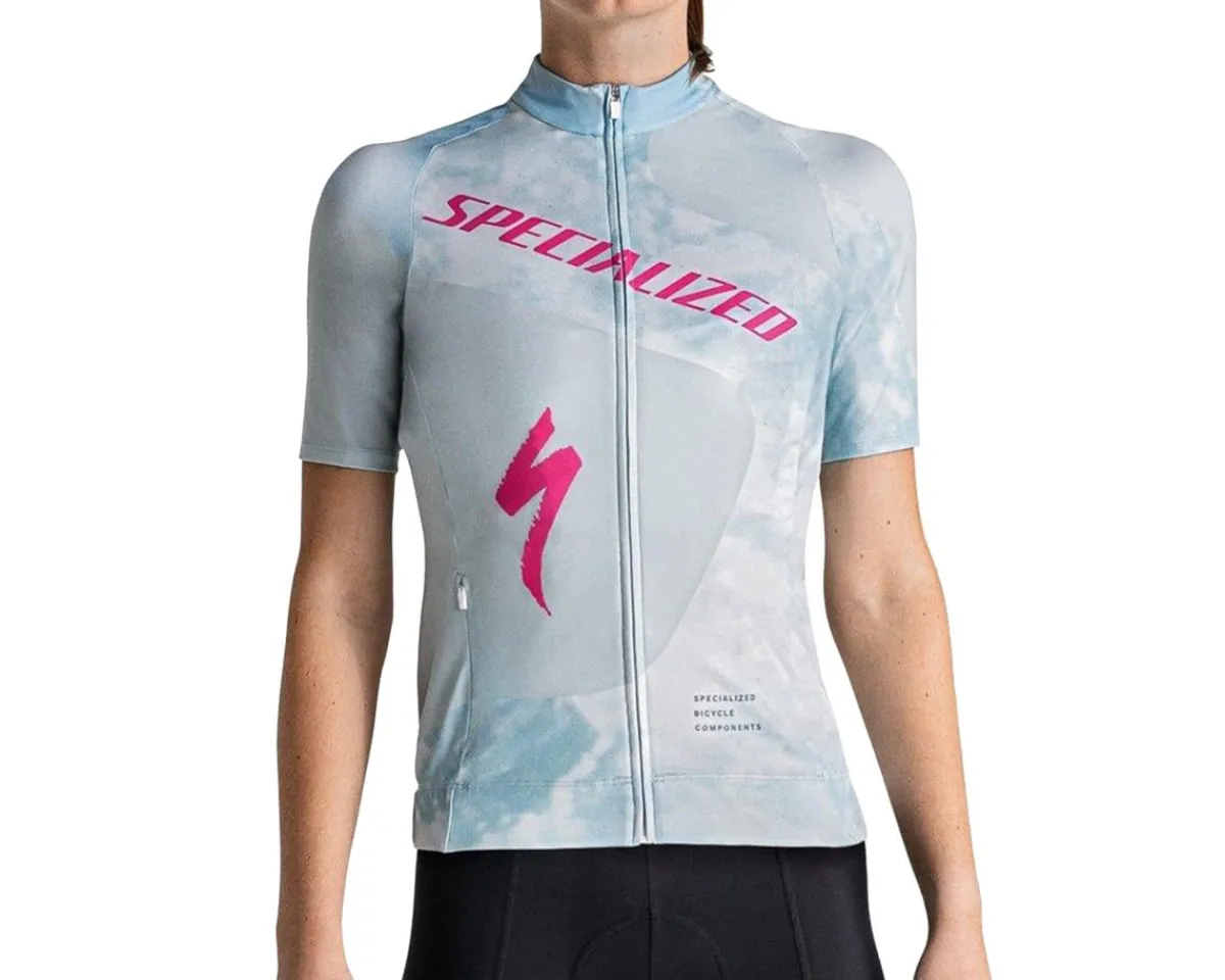 Specialized Women'S|Jerseys|Women's Foundation Graphic Short Sleeve Jersey (Sea Foam/Rebel Pink) (S)