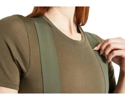 Specialized Clothing Sale|Women'S|Women's Power Grid Short Sleeve Base Layer (Oak Green) (M)