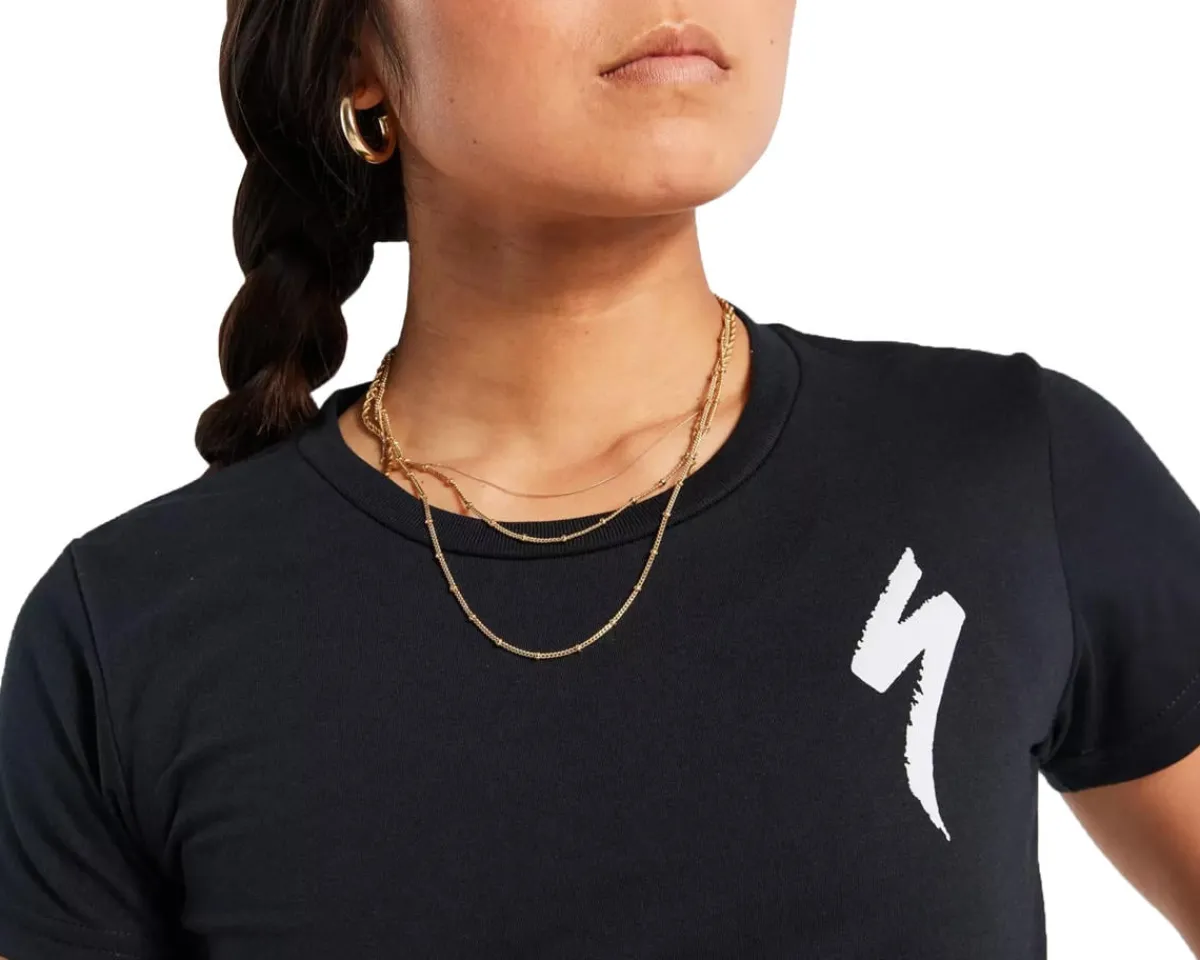 Specialized Casual Clothing|Women's S-Logo Short Sleeve T-Shirt (Black) (S)