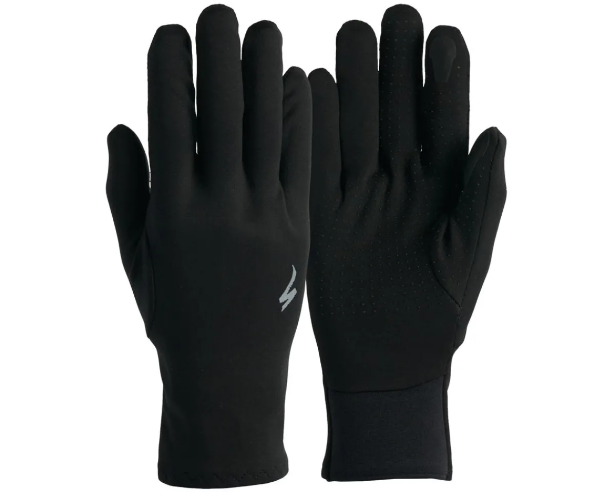 Specialized Clothing Accessories|Clothing Sale|Women's Softshell Thermal Long Finger Gloves (Black) (XS)