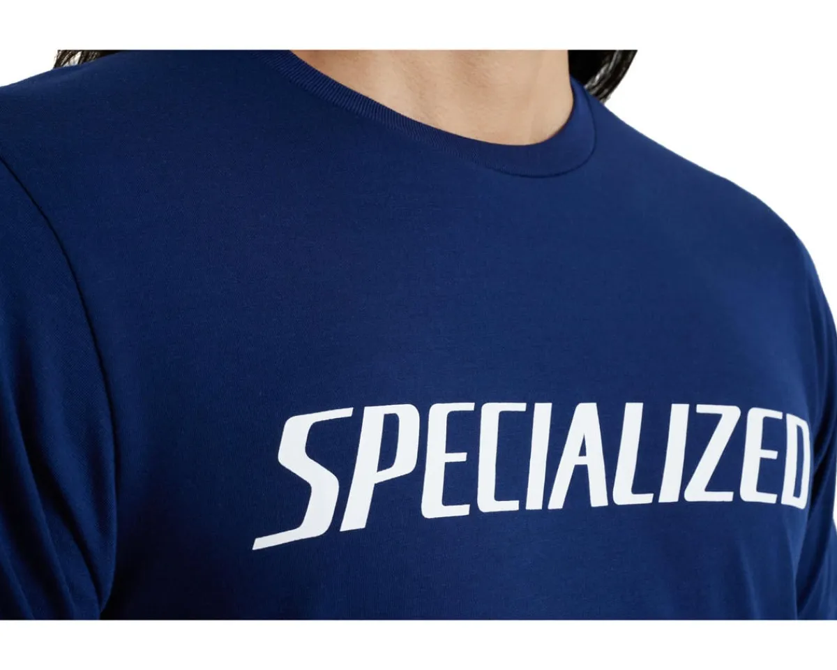 Specialized Clothing Sale|Casual Clothing|Wordmark Short Sleeve Tee (Deep Marine Blue) (S)
