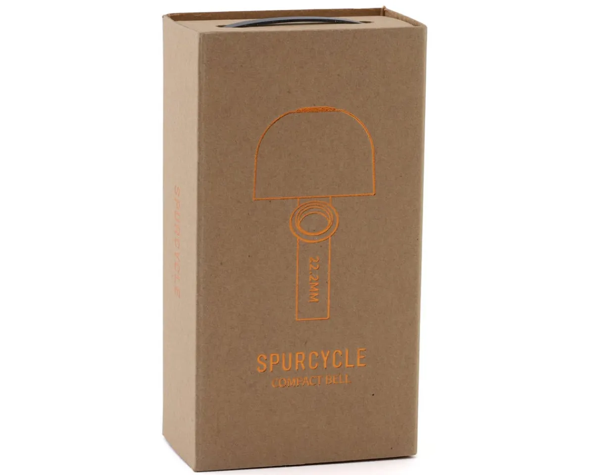 Spurcycle Mounts & Handlebar Accessories|Compact Bell (Black/Orange) (22.2mm)