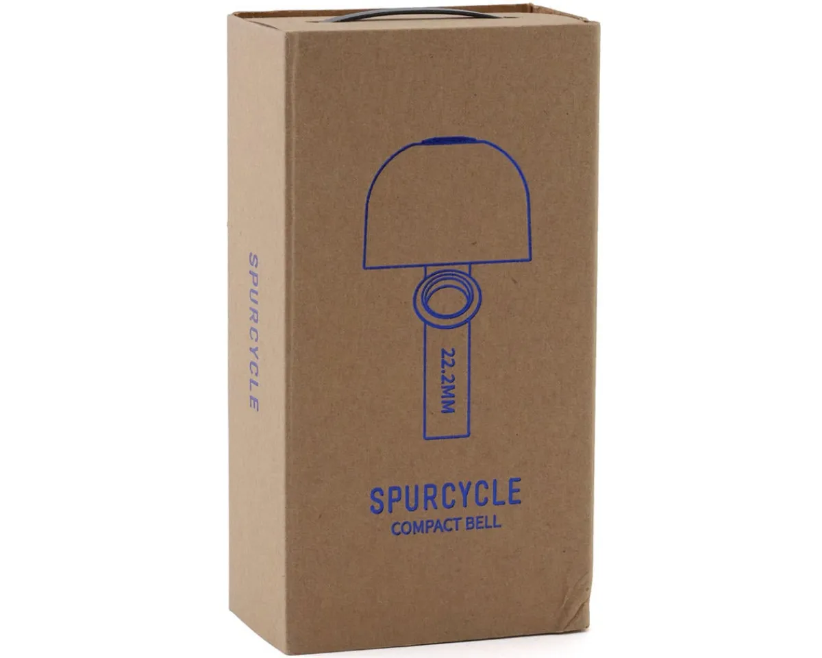 Spurcycle Mounts & Handlebar Accessories|Compact Bell (Black/Blue) (22.2mm)