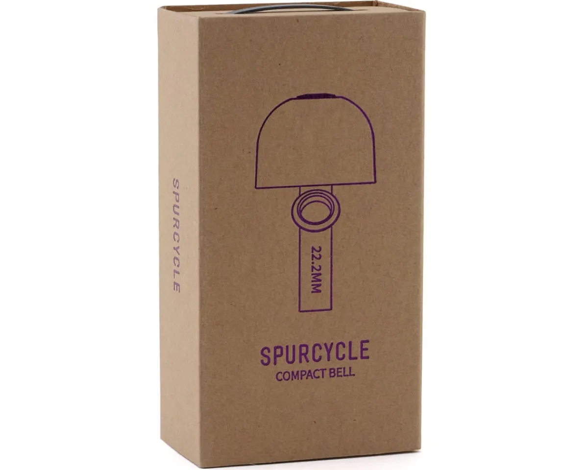 Spurcycle Mounts & Handlebar Accessories|Compact Bell (Black/Purple) (22.2mm)