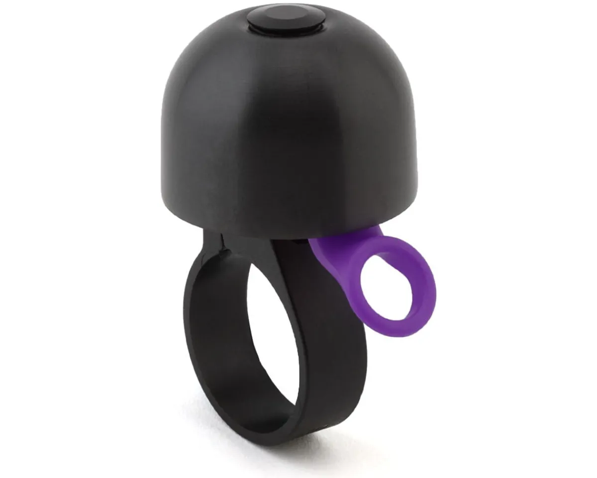 Spurcycle Mounts & Handlebar Accessories|Compact Bell (Black/Purple) (22.2mm)