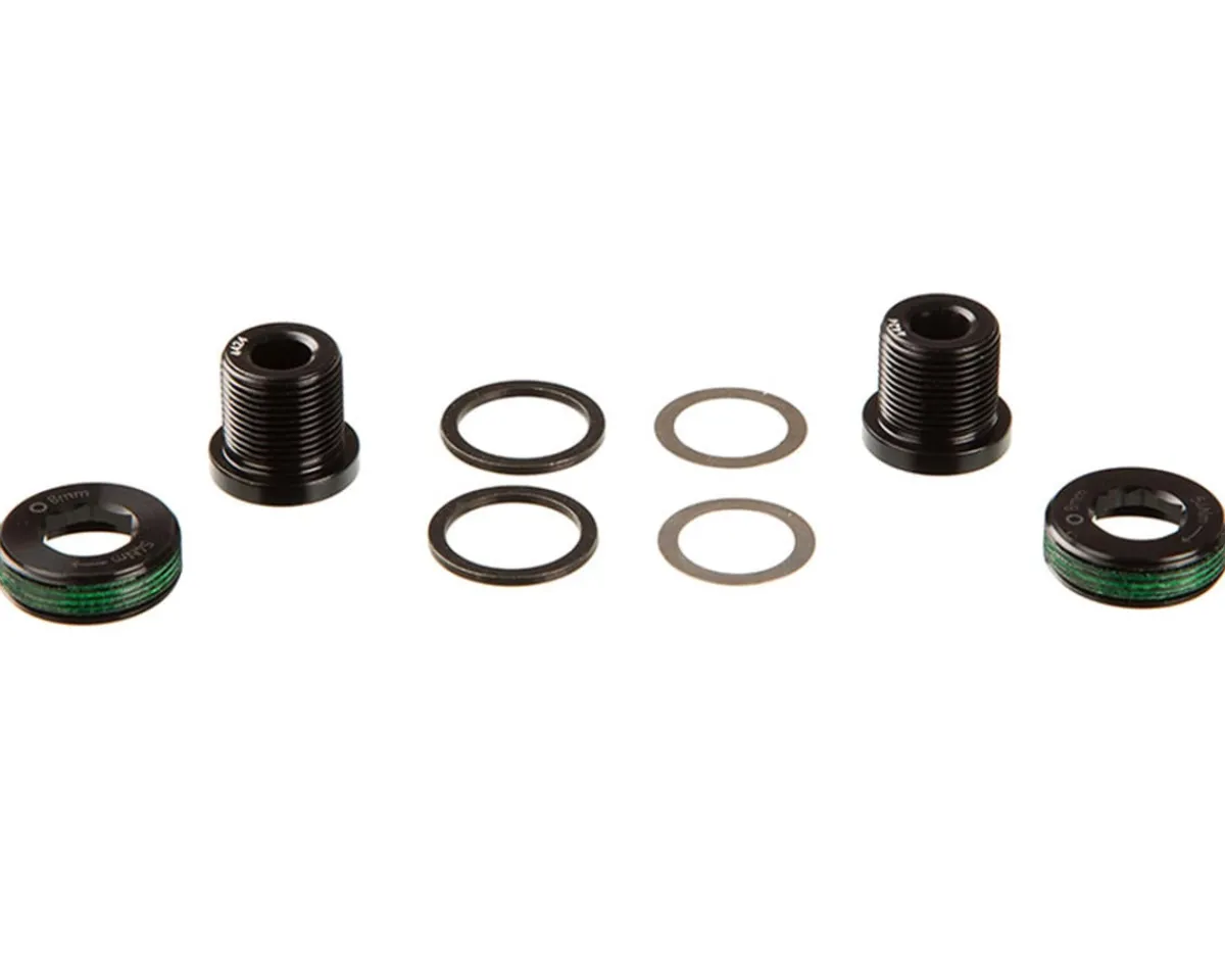 SRAM Cranksets & Parts|Aluminum Self-Extracting ISIS Drive Crankarm Bolts (Black) (Pair) (M15/M22) (Fits X0 Eagle E-MTB Crankset)