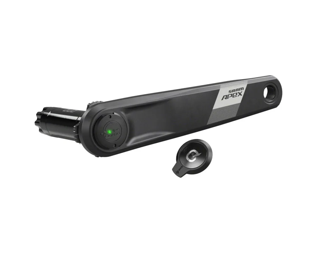 SRAM Electronic Shifting|Cranksets & Parts|Apex AXS Crankarm Power Meter Upgrade (Black) (DUB Spindle) (160mm)