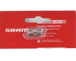 SRAM Electronic Shifting|Chains & Accessories|AXS PowerLock Flattop Road Master Link (Silver) (12/13 Speed) (1)