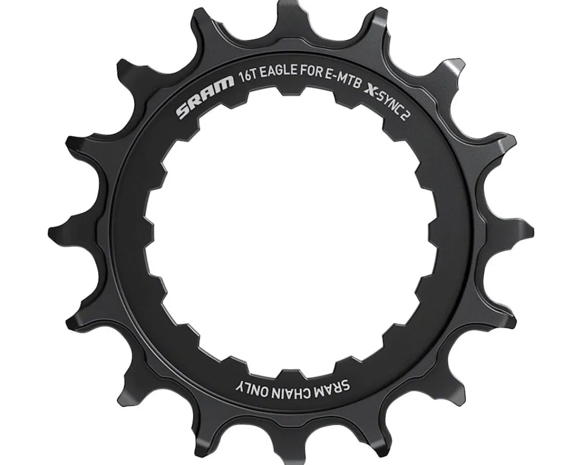 SRAM Chainrings & Accessories|Bosch Direct Mount X-Sync 2 Eagle Chainring (Black) (11/12-Speed) (16T)