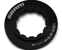 SRAM Brakes|CenterLine Disc Brake Rotor (Silver/Black) (160mm) (Internal Spline) (Centerlock) (W/ Lock Ring)