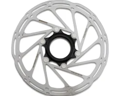 SRAM Brakes|CenterLine Disc Brake Rotor (Silver/Black) (160mm) (Internal Spline) (Centerlock) (W/ Lock Ring)