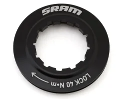 SRAM Brakes|Centerlock Rotor Lockring (Black) (Internal Spline)