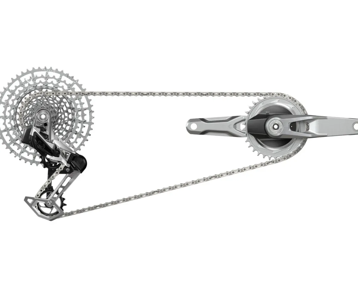 SRAM Electronic Shifting|Groupsets|1987 Collection Eagle Transmission Groupset (Silver) (170mm)