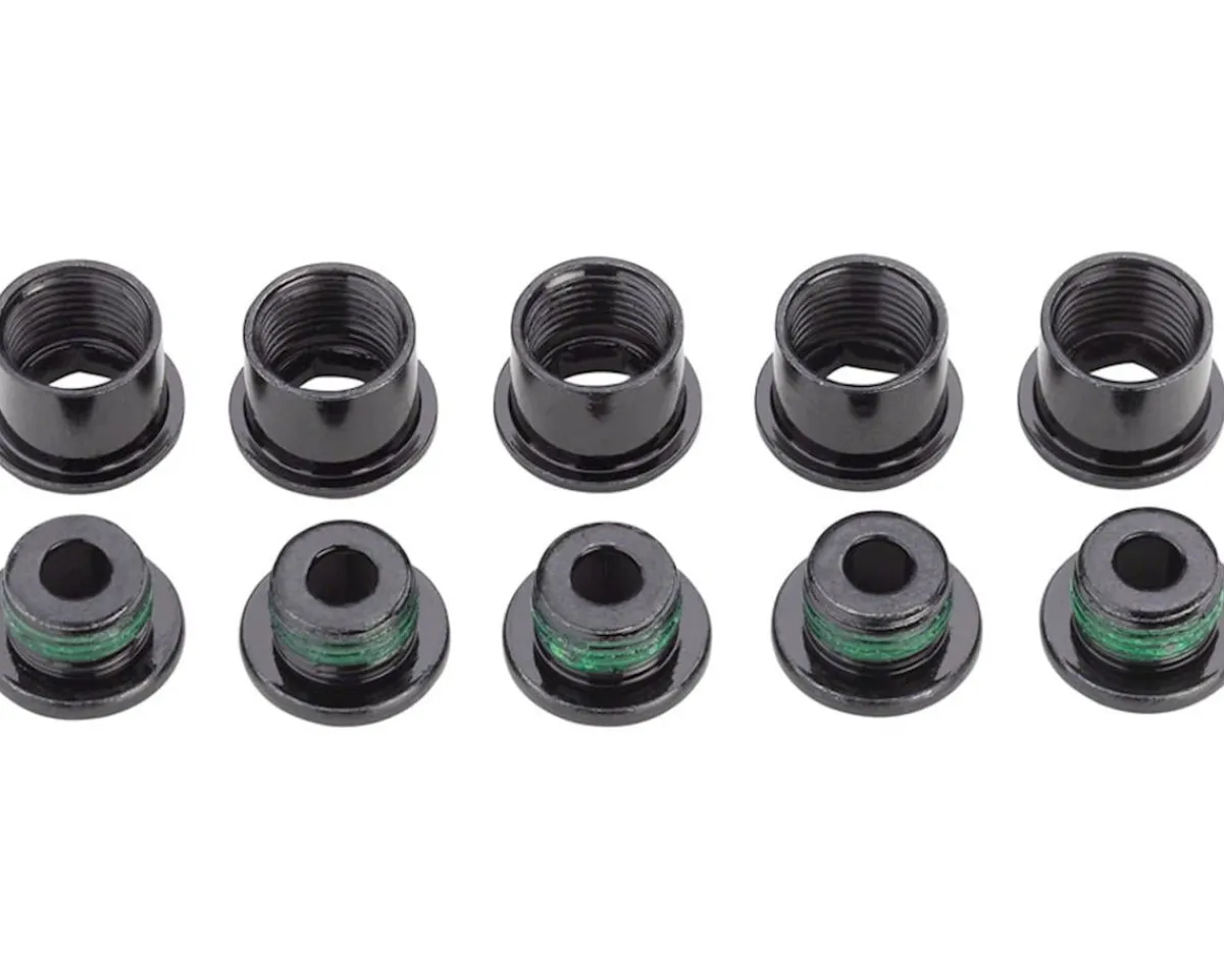 SRAM Chainrings & Accessories|Crank Chainring Bolt Kit (Black) (5-Arm) (Steel)
