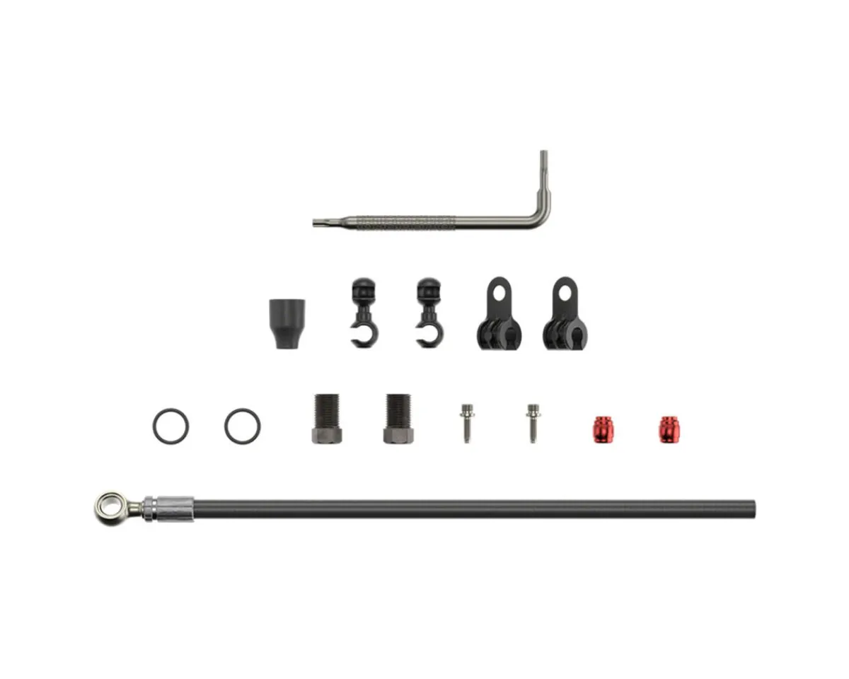 SRAM Replacement Parts|Brakes|Disc Brake Hydraulic Hose Kit (Black) (2000mm) (Silver Banjo)
