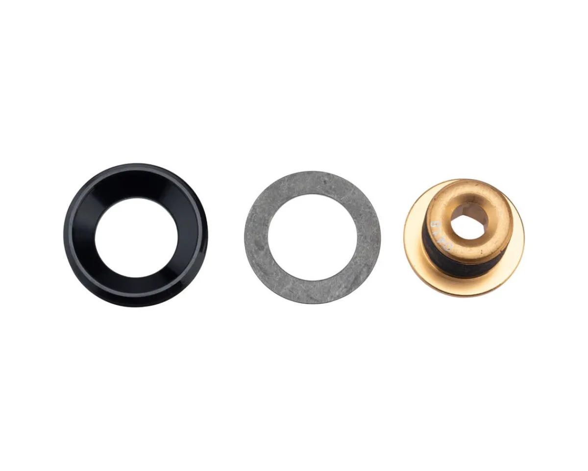 SRAM Cranksets & Parts|DUB M18 Crank Bolt & M30 Self-Extracting Cap (Gold) (Truvativ/)