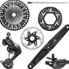SRAM Groupsets|EAGLE 90 E-MTB T-Type Transmission Groupset (Black/Silver) (12 Speed) (160mm) (Bosch) (36T) (UDH) (Mechanical)