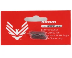 SRAM Electronic Shifting|Chains & Accessories|Eagle T-Type PowerLock Flattop Chain Connector (Black) (12 Speed) (1) (w/ PVD Coating)