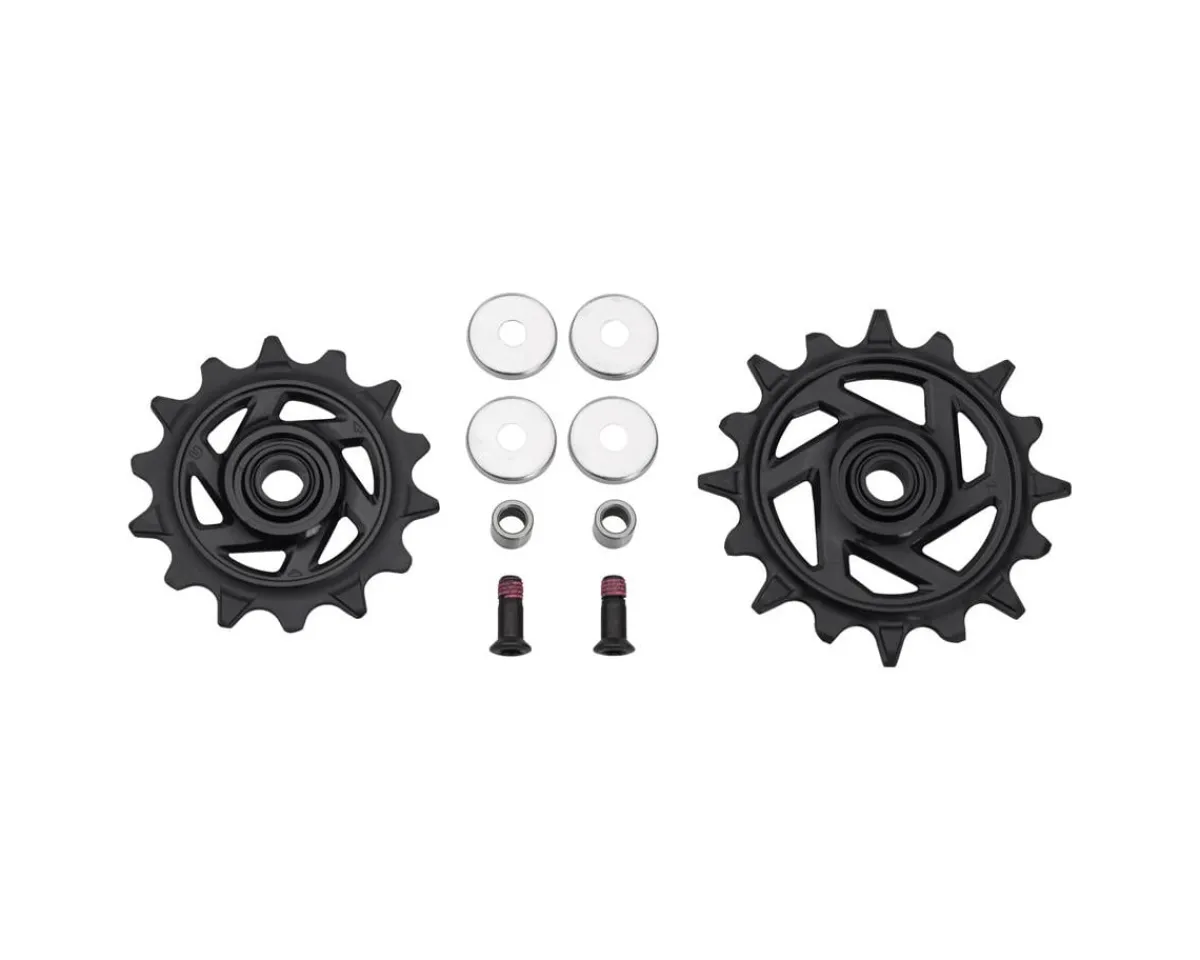 SRAM Replacement Parts|Derailleurs & Parts|Eagle 70 & 90 T-Type Rear Derailleur Pulley Kit (Black) (Mechanical) (12 Speed)