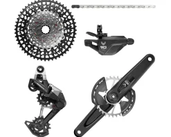 SRAM Groupsets|EAGLE 90 T-Type Transmission Groupset (Black/Silver) (12 Speed) (165mm) (32T) (UDH) (Mechanical)