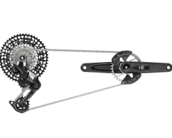 SRAM Groupsets|EAGLE 90 T-Type Transmission Groupset (Black/Silver) (12 Speed) (165mm) (32T) (UDH) (Mechanical)