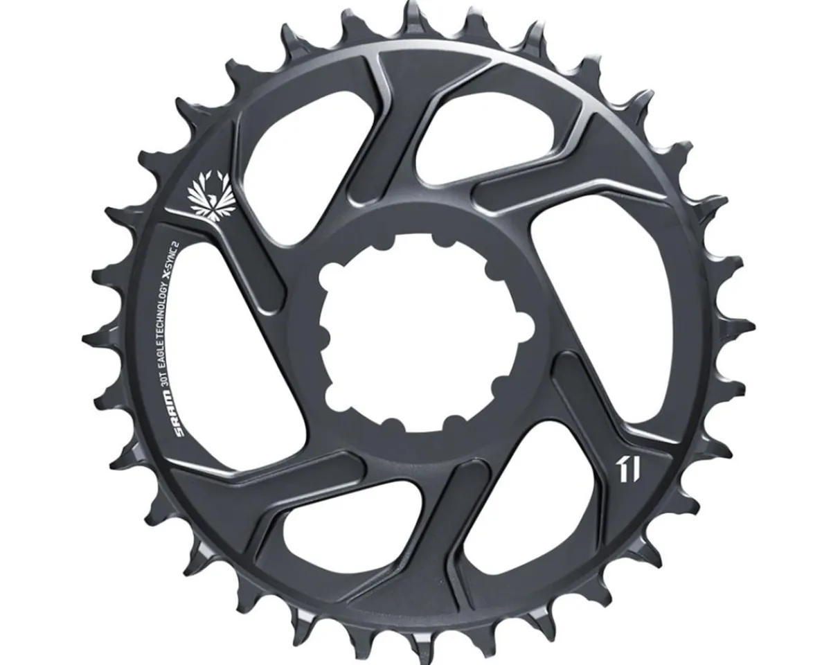 SRAM Chainrings & Accessories|Eagle X-Sync 2 Direct Mount Chainring (Lunar Grey) (1 x 11/12 Speed) (3mm Offset) (30T) (GX Eagle) (C1)