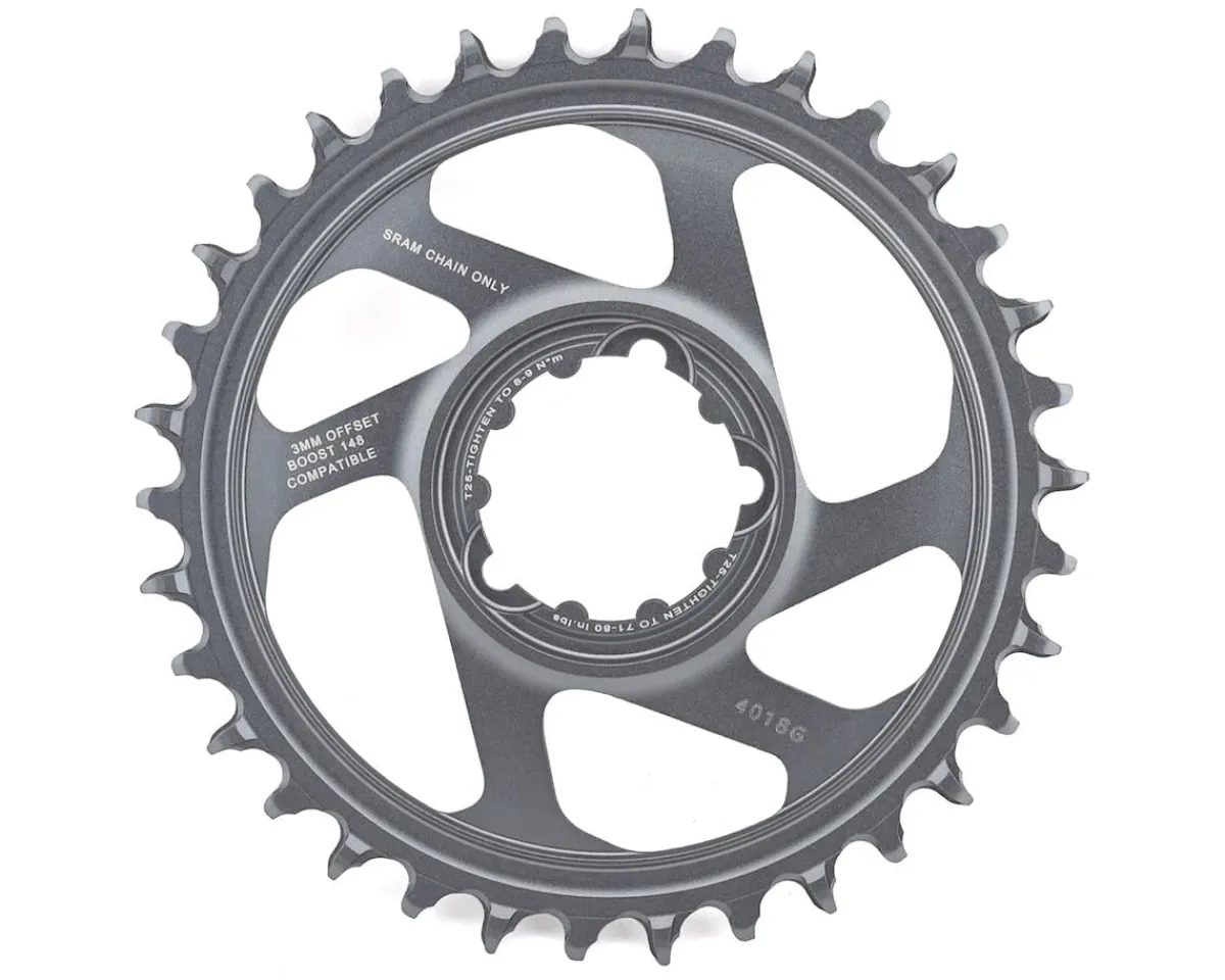 SRAM Chainrings & Accessories|Eagle X-SYNC 2 Direct Mount Chainring (Polar Grey) (1 x 12 Speed) (Single) (3mm Offset/Boost) (34T)