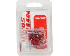 SRAM Cables & Housing|Ferrule Kit (Red) (10x4mm) (6x5mm) (4xTips)