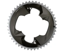 SRAM Chainrings & Accessories|Electronic Shifting|Force AXS Chainrings (Grey/Black) (2 x 12 Speed) (107mm BCD) (Outer) (46T)