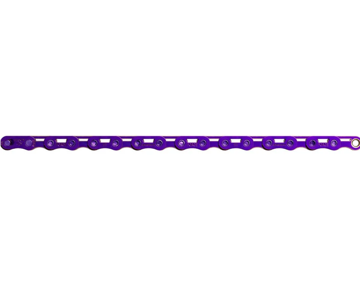 SRAM Chains & Accessories|Hot & New Products|Force AXS Flattop Road Chain (Purple) (12/13 Speed) (114 Links) (w/PowerLock) (E1)