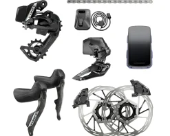 SRAM Groupsets|Force AXS Road Groupset (Black) (2 x 12 Speed) (w/ Karoo) (E1)