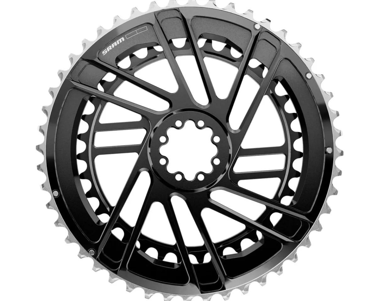 SRAM Chainrings & Accessories|Force Direct Mount Double Chainring Kit (Black) (Inner & Outer) (46/33T) (2 x 12 Speed) (E1)