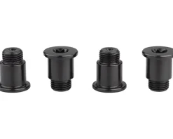 SRAM Chainrings & Accessories|Electronic Shifting|Force eTap AXS Chainring Bolt Kit (Black) (Aluminum) (4 Pack)