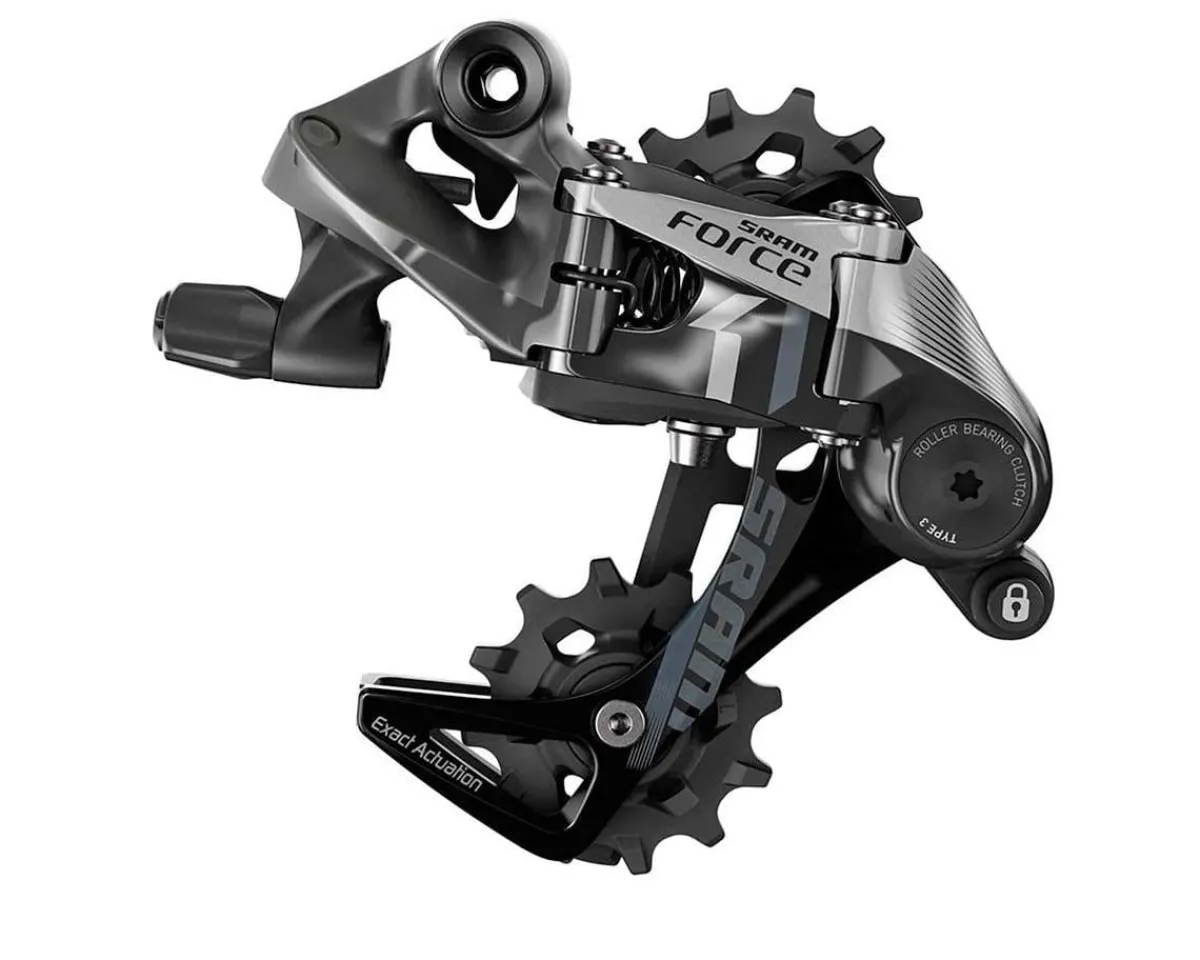 SRAM Derailleurs & Parts|Force 1 Rear Derailleur (Grey) (1 x 11 Speed) (Medium Cage) (Clutch)