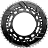 SRAM Chainrings & Accessories|Force Thread Mount Chainring Kit (Black) (2 x 12 Speed) (Inner & Outer) (46/33T) (For AXS Power Meter Spider) (E1)