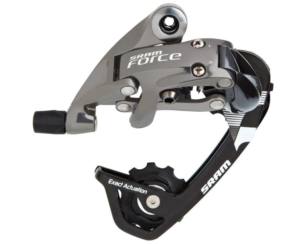 SRAM Holiday Shopping|Derailleurs & Parts|Force WiFli Rear Derailleur (Black/Siver) (10 Speed) (Medium Cage)